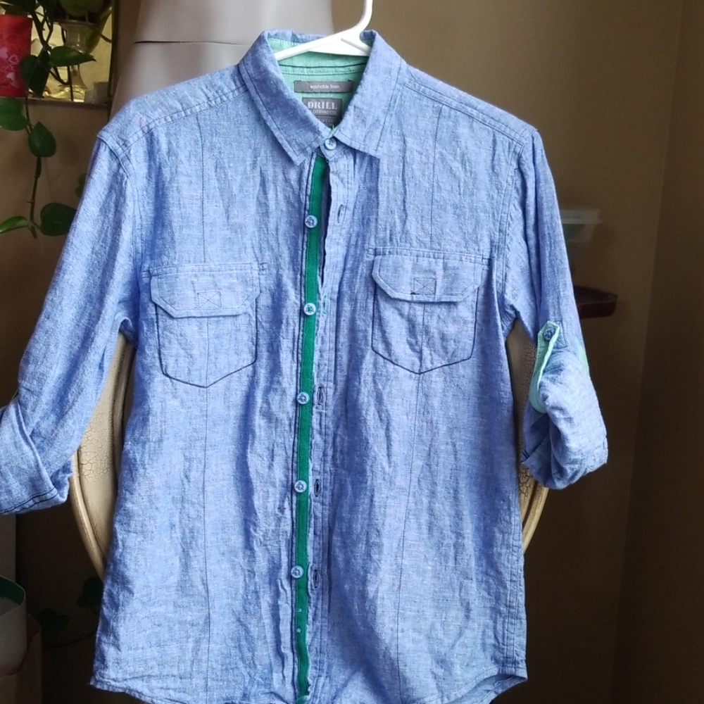 Denim blue boys shirt